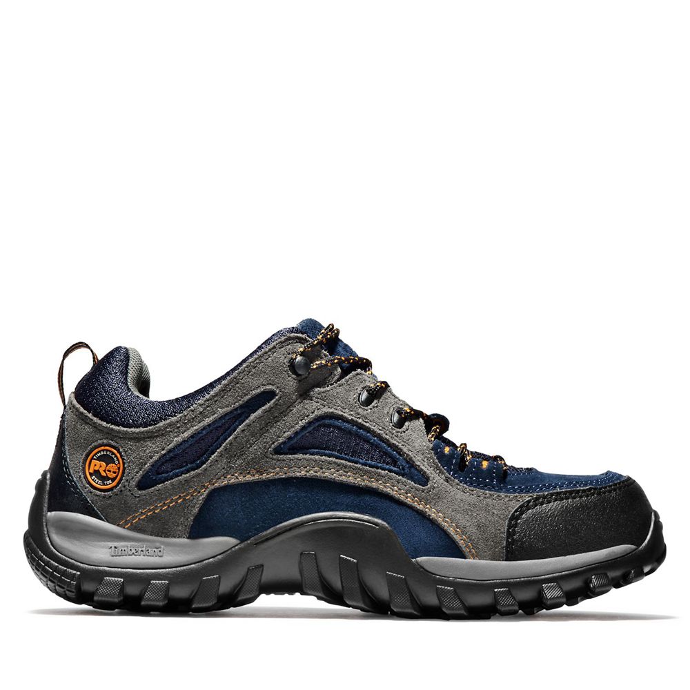 Zapatos De Seguridad Timberland Hombre Pro® Mudsill Steel Toe Gris/Azules - Chile LIX-689527